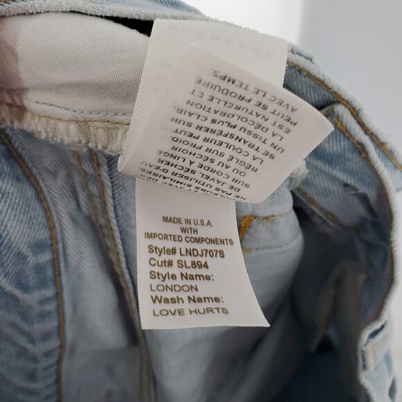 Slvrlake Love Hurts High Rise Straight Leg London Jeans 30 NWT - Picture 12 of 13